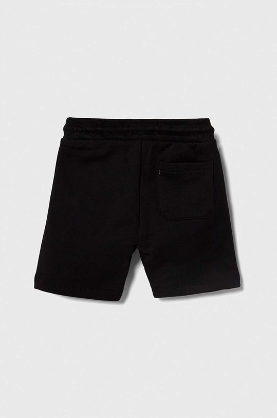 Παιδικό βαμβακερό σορτς Calvin Klein Jeans IB0IB02061.104.116.PPYH μαύρο SS24