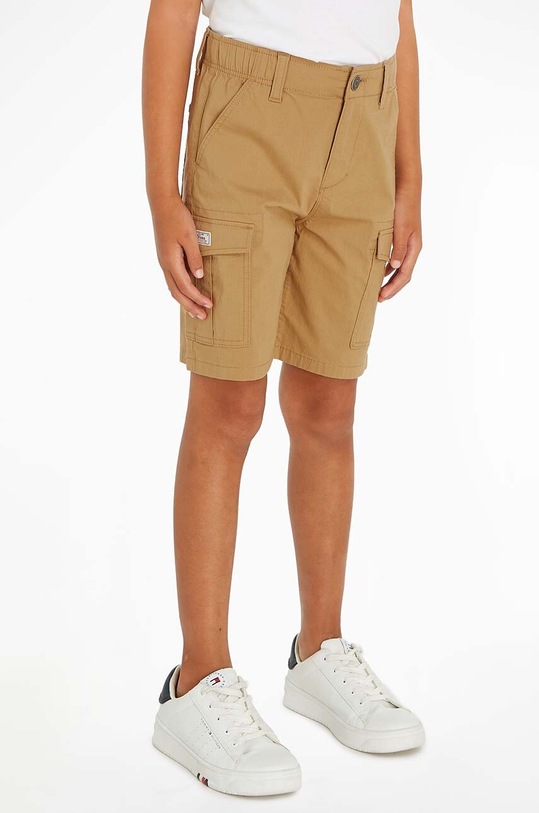 Детские шорты Tommy Hilfiger casual коричневый KB0KB08799.128.176.PPYH