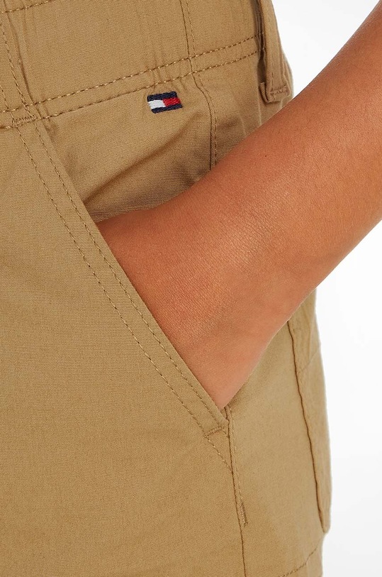Детские шорты Tommy Hilfiger коричневый KB0KB08799.128.176.PPYH
