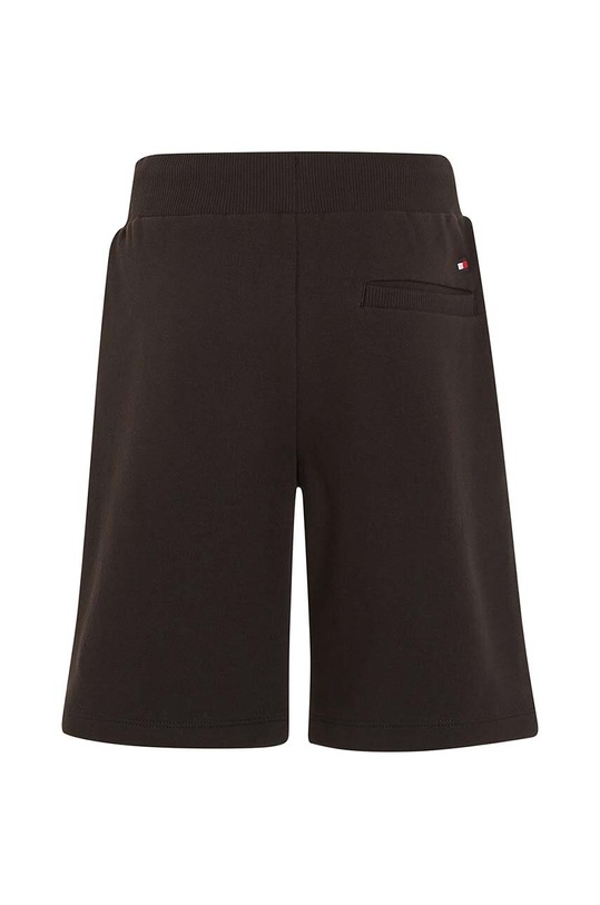 CHLAPEC Dětské bavlněné šortky Tommy Hilfiger KB0KB08984.98.122.PPYH černá