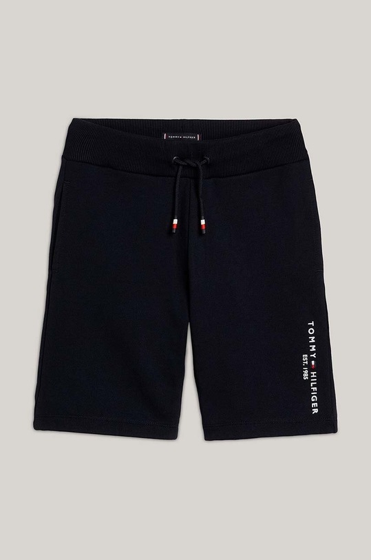 Дитячі бавовняні шорти Tommy Hilfiger KB0KB08984.128.176.PPYH темно-синій SS24