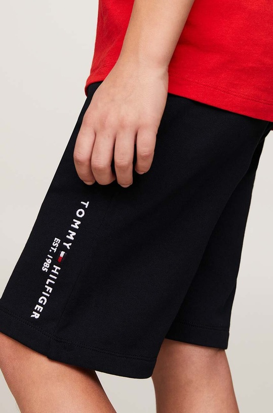 Дитячі бавовняні шорти Tommy Hilfiger темно-синій KB0KB08984.128.176.PPYH