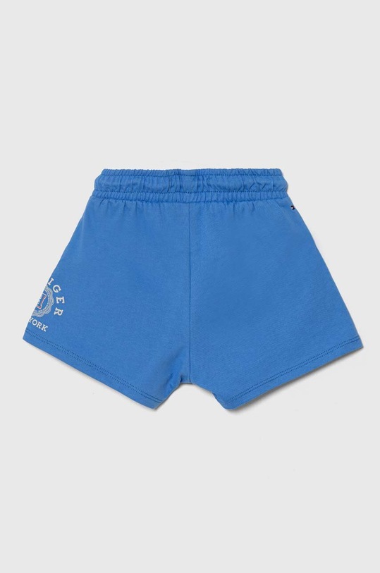 Dječje pamučne kratke hlače Tommy Hilfiger KB0KB09002.98.122.PPYH plava SS24