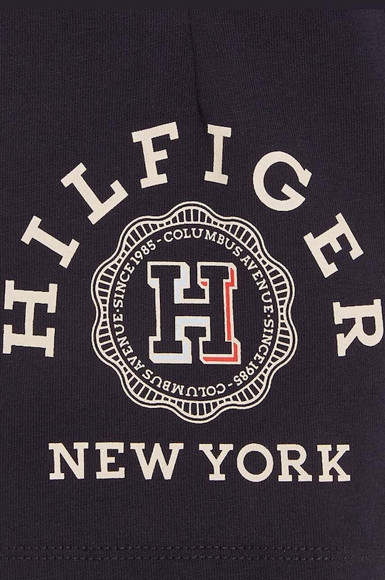 Dječje pamučne kratke hlače Tommy Hilfiger crna KB0KB09002.98.122.PPYH