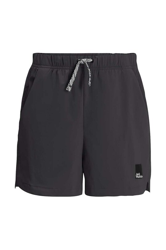 Jack Wolfskin szorty dziecięce TEEN SHORTS B z elastanem czarny 1609871.