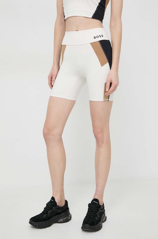 BOSS szorty wzorzyste beżowy 50517910