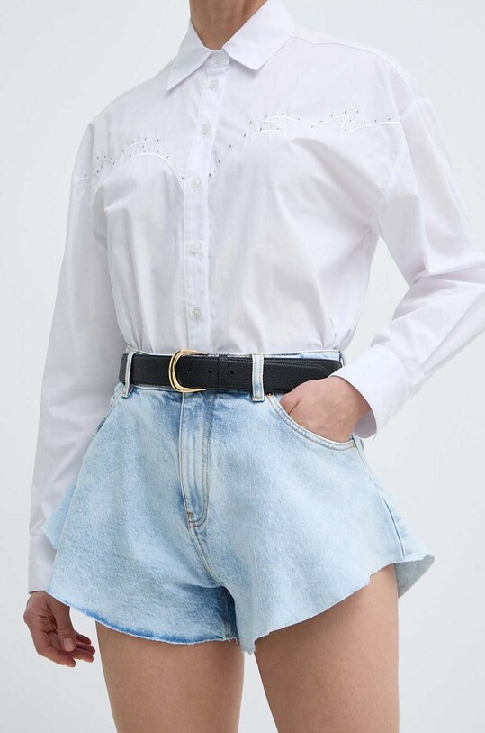 Джинсові шорти Pinko джинс блакитний 100395.A1MS