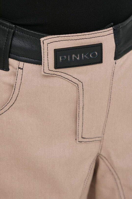 Джинсові шорти Pinko коричневий 103029.A1NH