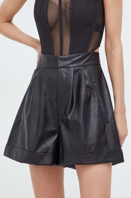 Bardot pantaloni scurti panza negru 59049PB.BLACK