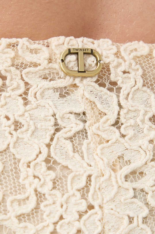 Twinset pantaloni scurti bej 241TP2514