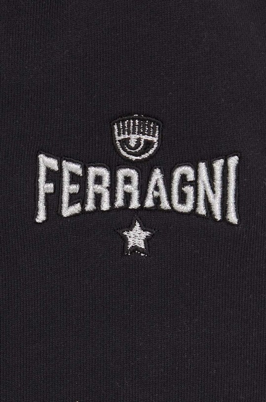 Chiara Ferragni pantaloni scurti din bumbac negru 76CBDC01