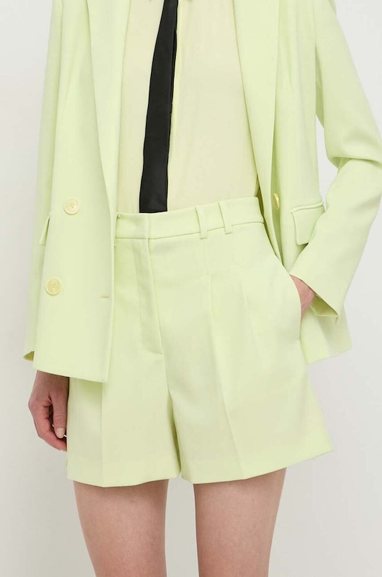 Patrizia Pepe pantaloni scurti cu elastan verde 8P0597.A6F5