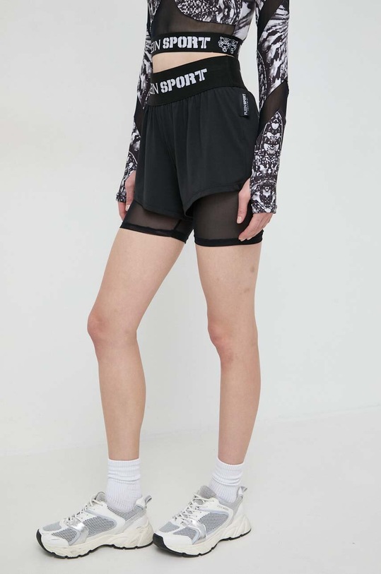Kraťasy PLEIN SPORT černá SADC.WJT1828.STE003N