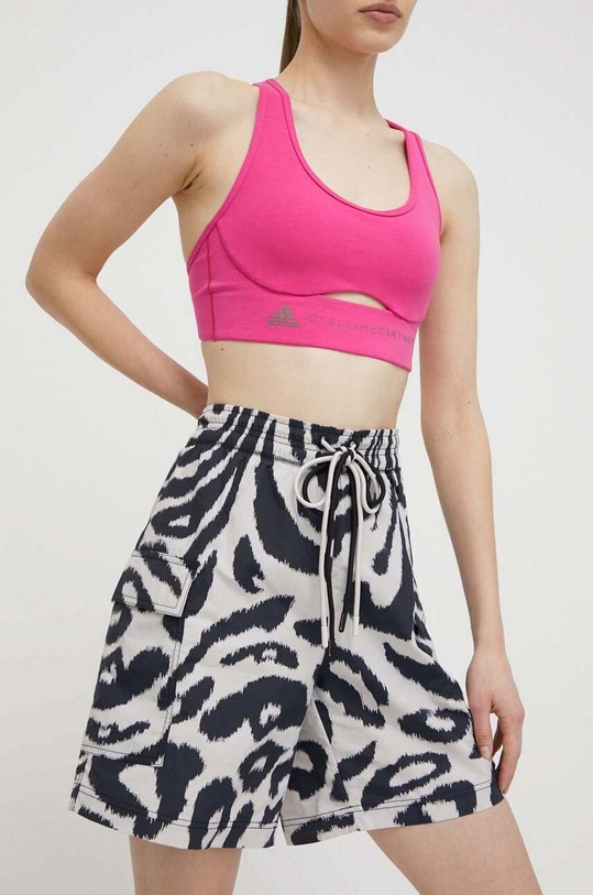 Σορτς προπόνησης adidas by Stella McCartney ψηλή γκρί IN3615