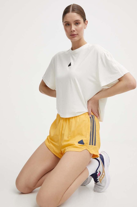 adidas pantaloni scurti TIRO IS0722 galben SS24