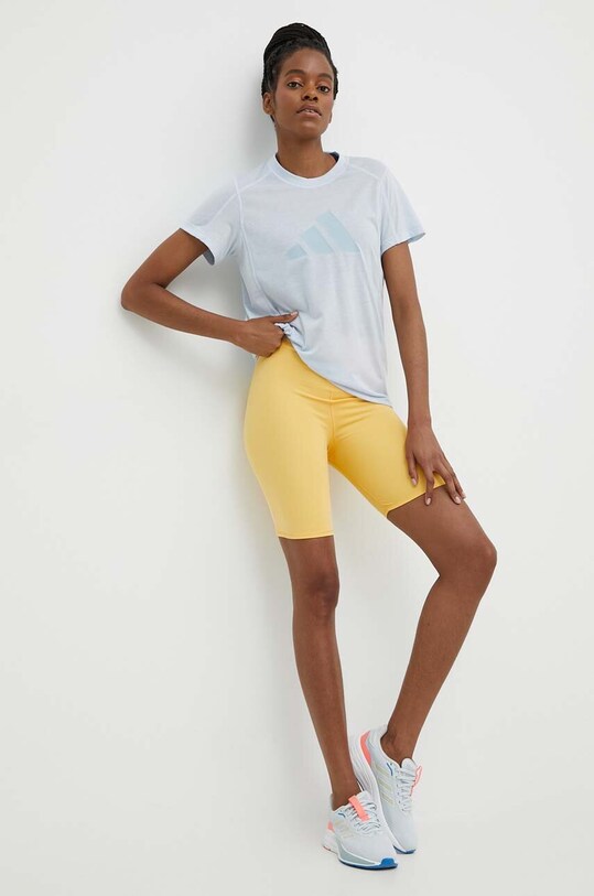 adidas Performance szorty treningowe IU1851 żółty SS24