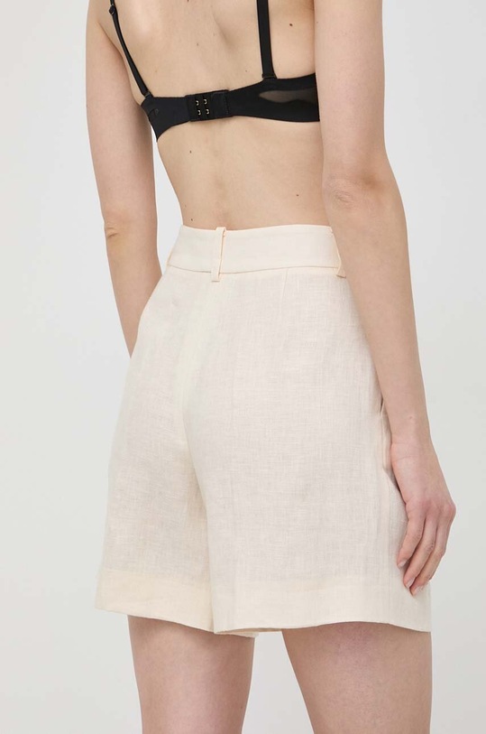 Ρούχα Σορτς από λινό Luisa Spagnoli 541086 μπεζ