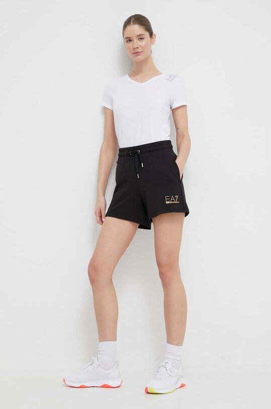 Šortky EA7 Emporio Armani 3DTS54.TJ9RZ čierna SS24