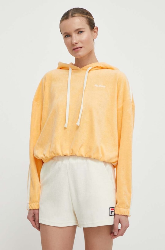 Хлопковые шорты Fila Lusaka FAW0750 бежевый SS24