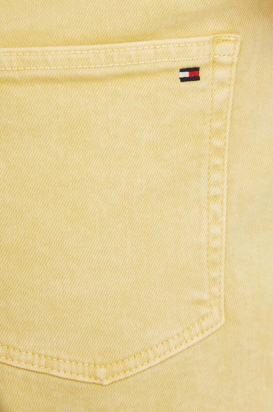 Tommy Hilfiger szorty jeansowe żółty WW0WW41322