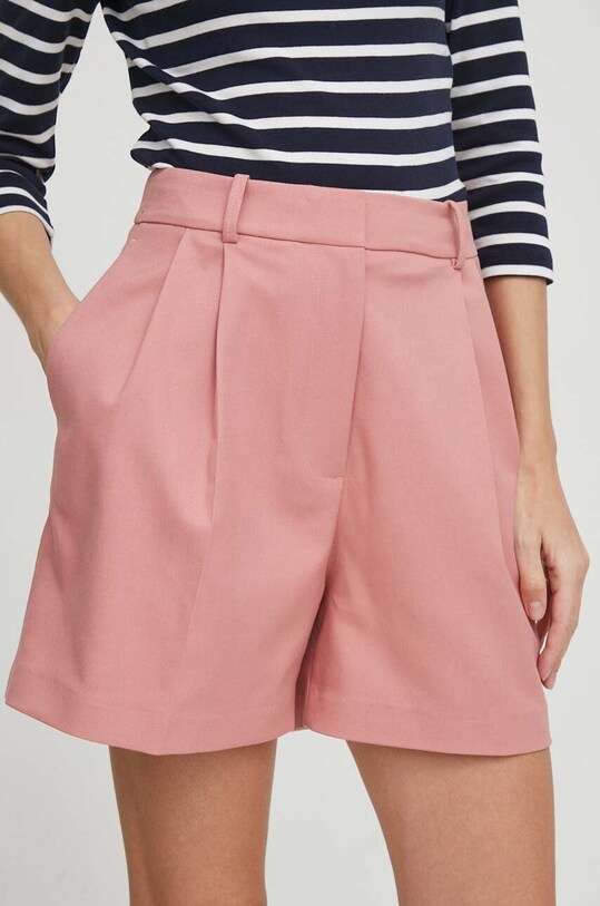 Tommy Hilfiger szorty z elastanem różowy WW0WW41380