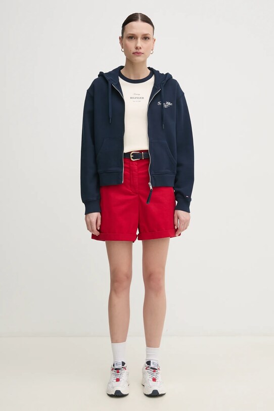 Šortky Tommy Hilfiger WW0WW42457 červená SS25