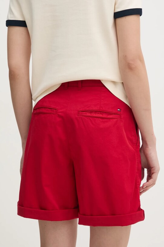 Oblečenie Šortky Tommy Hilfiger WW0WW42457 červená