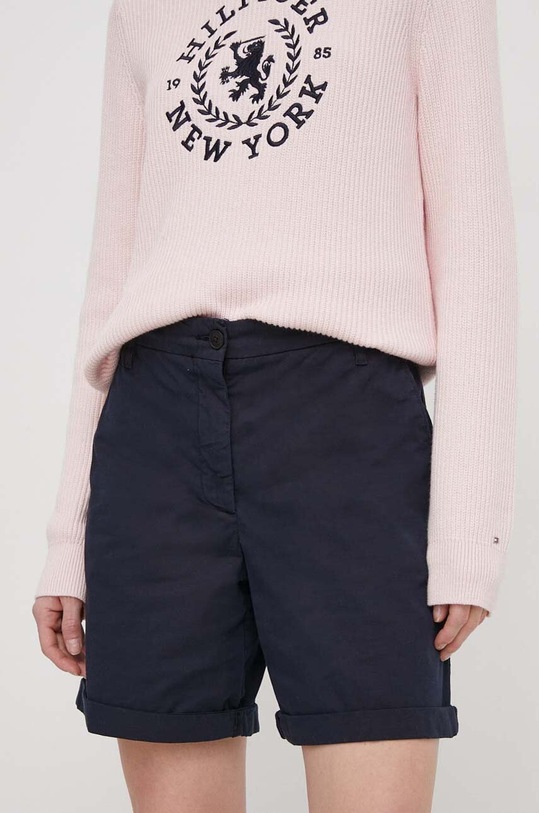 Tommy Hilfiger szorty z elastanem granatowy WW0WW42457