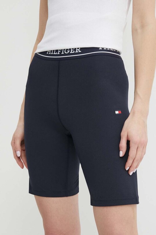 Tommy Hilfiger pantaloni scurți tricotaj bleumarin WW0WW41496