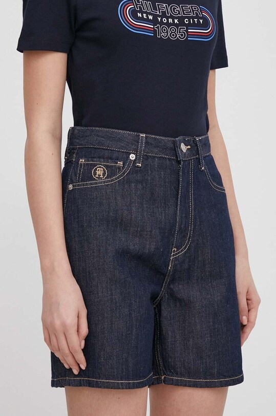 Tommy Hilfiger pantaloni scurți jeans jeans bleumarin WW0WW41325