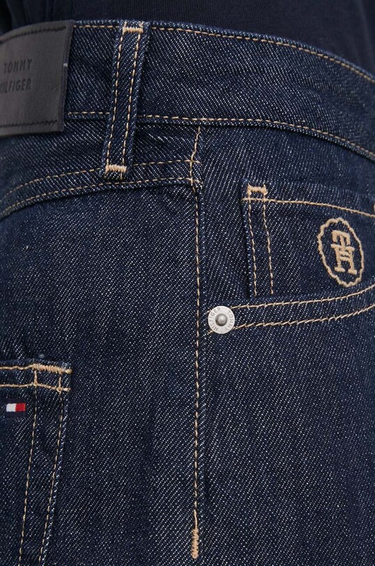 Tommy Hilfiger pantaloni scurți jeans WW0WW41325 bleumarin