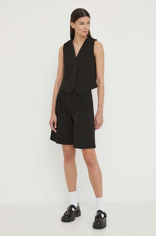 Σορτς Samsoe Samsoe SAHAVENY F24100054 μαύρο SS24