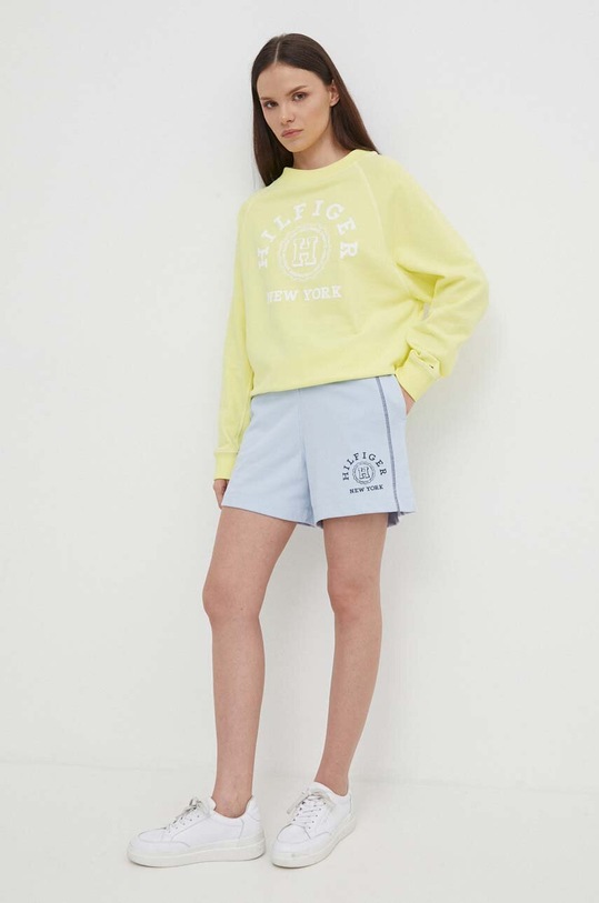 Tommy Hilfiger szorty bawełniane WW0WW41265 niebieski SS24