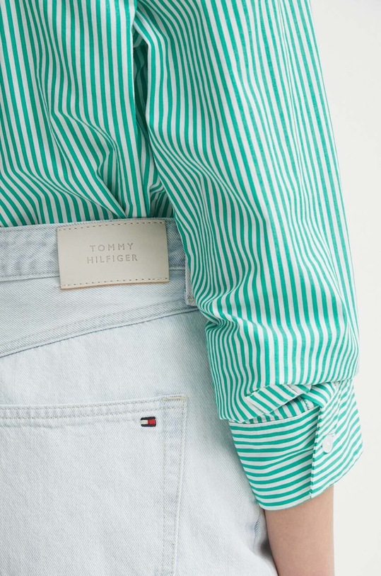 Rifľové krátke nohavice Tommy Hilfiger modrá WW0WW41328