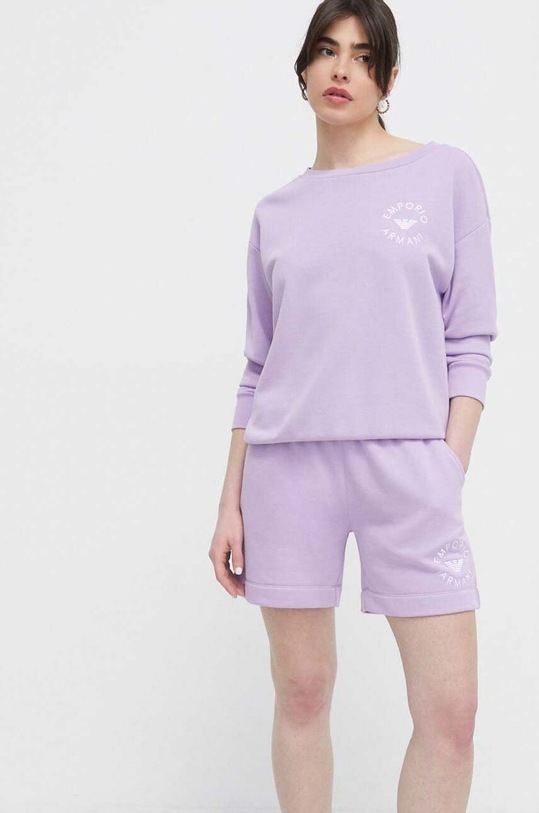 Emporio Armani Underwear pantaloni scurti de plaja violet 262228.4R320