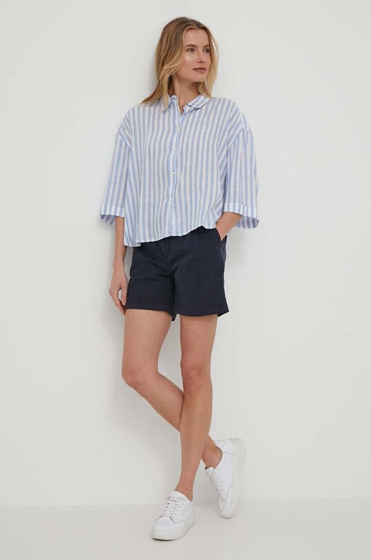 Къс панталон Pepe Jeans VANIA PL801094 тъмносин SS24