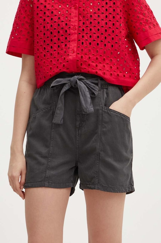 Pepe Jeans szorty VALLE tkanina szary PL801097