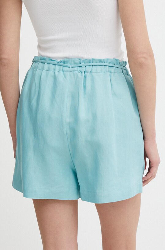Îmbrăcăminte Pepe Jeans pantaloni scurti din in MARTA PL801099 turcoaz