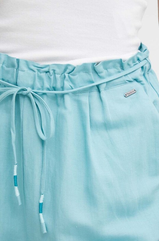 Pepe Jeans pantaloni scurti din in MARTA turcoaz PL801099