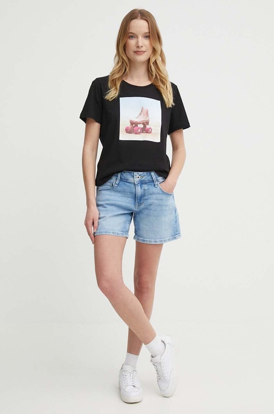 Traper kratke hlače Pepe Jeans RELAXED SHORT MW PL801109MP2 plava SS24