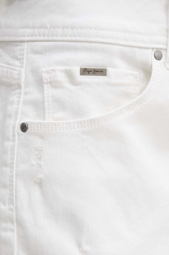 Pepe Jeans farmer rövidnadrág RELAXED SHORT MW PL801109TC2 fehér