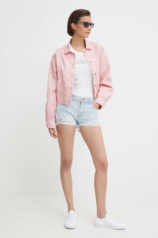 Džínové šortky Pepe Jeans RELAXED SHORT MW PL801110PF7 modrá SS24