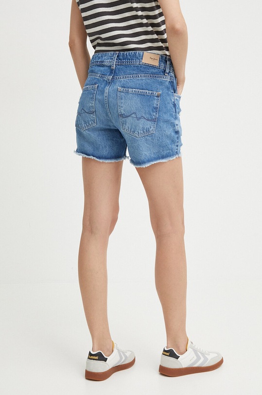 Odzież Pepe Jeans szorty jeansowe RELAXED SHORT MW PL801110RH4 niebieski