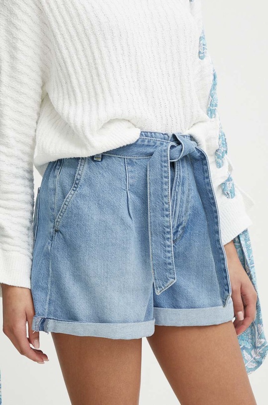 Jeans kratke hlače Pepe Jeans A-LINE SHORT UHW VINTAGE Drugo modra PL801119