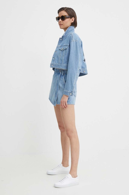 Pepe Jeans spódnicospodnie jeansowe REGULAR SKORT HW DNM PL801123 niebieski SS24