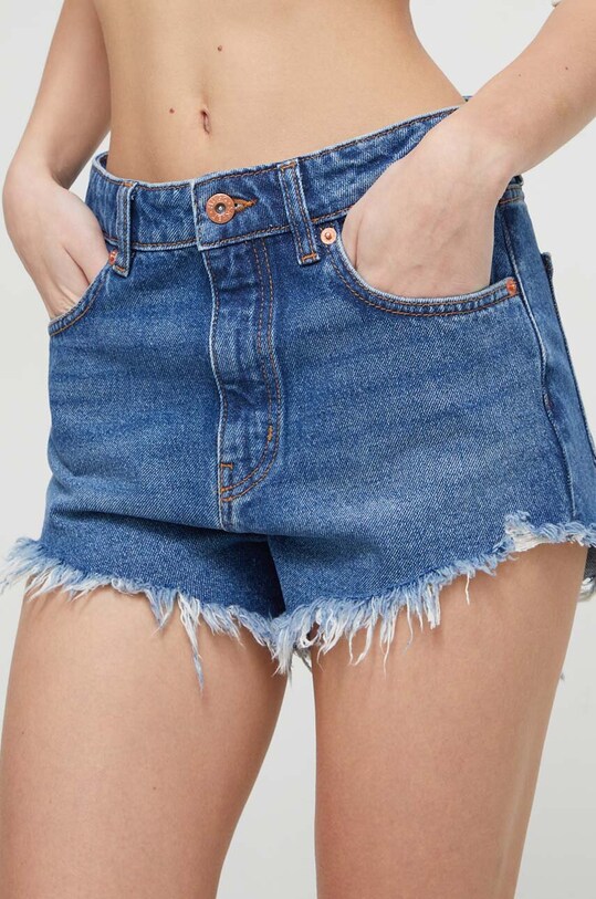 HUGO Blue szorty jeansowe pozostałe granatowy 50513721