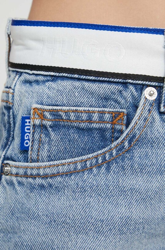 HUGO Blue szorty jeansowe 50514699 niebieski