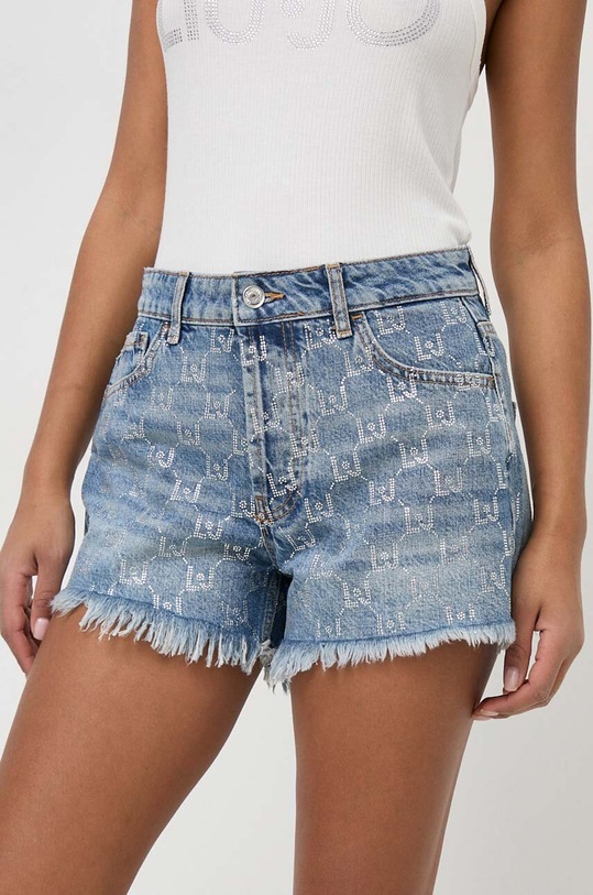 Liu Jo szorty jeansowe pozostałe niebieski UA4095.D4854