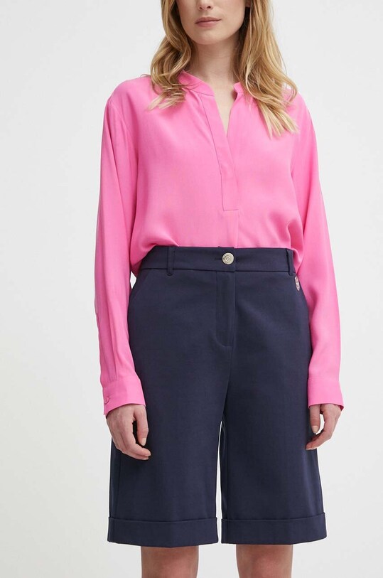 Aeronautica Militare szorty z elastanem granatowy BF008DJ639