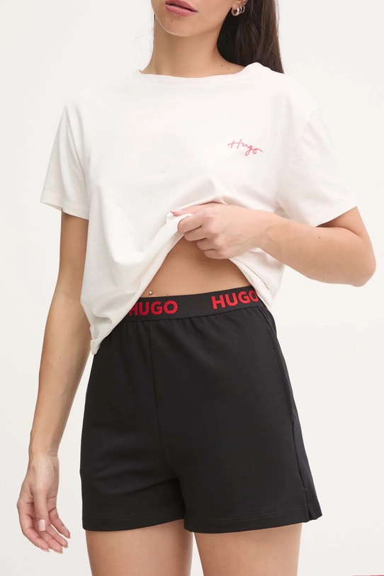 HUGO szorty lounge czarny 50520498